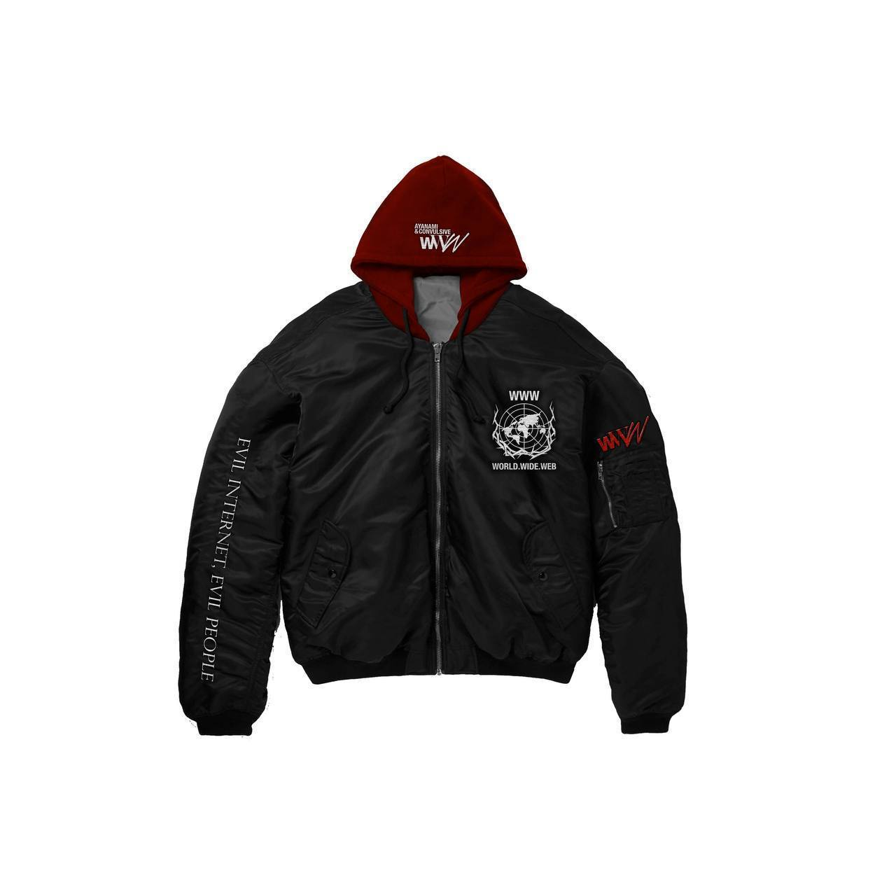 «World Wide Web» windbreaker